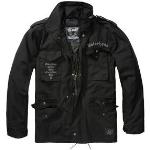 Vestes en cuir Brandit noires à logo Motörhead Taille 3 XL look fashion pour homme 