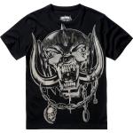 T-shirts à imprimés Brandit noirs en caoutchouc Motörhead à manches courtes à col rond Taille 4 XL look fashion pour homme 