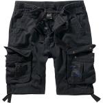 Shorts cargo Brandit noirs en jersey Taille XL look fashion pour homme en promo 