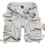 Shorts cargo blancs en coton délavés Taille XXL look vintage 