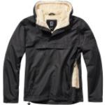 Brandit Sherpa Windbreaker, Sweat à capuche zippé 5XL Noir Noir
