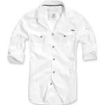 Chemises vintage Brandit blanches à manches longues Taille XXL look fashion pour homme 