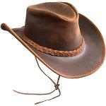 Chapeaux de cowboy Brandslock marron Taille S look fashion pour homme 