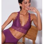 Soutiens-gorge en dentelle Passionata violets en polyester Taille L pour femme en promo 