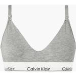 Soutiens-gorge de grossesse de créateur Calvin Klein Modern Cotton gris Taille M look sportif pour femme 