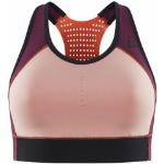 Brassières de sport Craft roses en jersey Taille XS look fashion soutien minimum pour femme en promo 