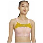 Brassières de sport Nike beiges nude en fil filet respirantes dos nageur Taille XS soutien maximum pour femme en promo 