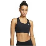 Brassières de sport Nike Swoosh noires dos nageur Taille XS soutien intermédiaire pour femme en promo 