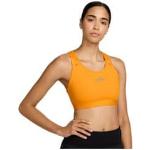 Brassières de sport Nike Swoosh orange en fil filet dos nageur Taille XS pour femme en promo 