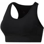 Brassières de sport Reebok noires en fil filet respirantes Taille XS soutien minimum pour femme 