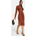 Robes en maille Brave Soul marron à col rond Taille XL pour femme en promo 