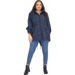 Parkas Brave Soul bleues à carreaux en polyester à capuche Taille 3 XL plus size pour femme 