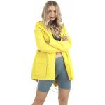 Coupe-vents Brave Soul jaunes en polyester coupe-vents à capuche à col montant Taille XS pour femme 