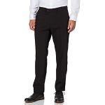 Pantalons de costume Brax Enrico noirs en laine W34 look sportif pour homme 