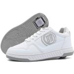 Chaussures montantes blanches en cuir synthétique à lacets Pointure 30 look fashion pour enfant 