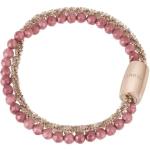 Bracelets Breil roses en acier en or rose look fashion pour femme 