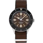 Bracelets de montre Breitling Superocean marron en acier seconde main look sportif pour homme 