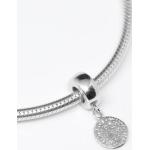 Bracelets de perles argentés en argent à perles avec certificat d'authenticité pour femme 