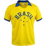 Maillots du Brésil jaunes Pays lavable en machine Taille XL classiques pour homme 