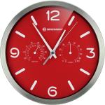 BRESSER My Time DCF Thermo-/Hygro- Horloge murale 25 cm (rouge)