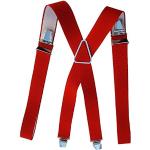 Bretelles rouges de déguisement made in France plus size rétro pour homme 