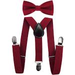 Accessoires de mode enfant rouge bordeaux en polyester à motif papillons Taille 3 mois look fashion pour garçon de la boutique en ligne Amazon.fr 