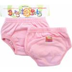 Bright Bots Washable Potty Training Pants (2 Pack, Pale Pink, Extra Large, 30-36 months)