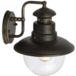 Brilliant Artu 96128/86 Applique extérieure Ampoule à économie d'énergie, LED E27 53 W noir, or