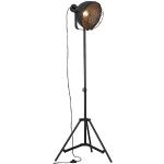 BRILLIANT lampe Jesper lampadaire 39cm grille noir | 1x A60, E27, 60W, adapté aux lampes standard (non incluses) | Échelle A ++ à E | Avec pédale