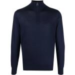 Sweats de créateur Brioni bleus en fibre synthétique à col roulé Taille 3 XL look casual 