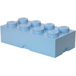 Boites de rangement cuisine Lego bleues en polypropylène empilables en promo 