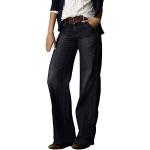 Jeans baggy noirs en denim stretch Taille 3 XL plus size steampunk pour femme 