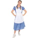 Bristol Novelty- Country Girl Costume pour Femme Bleu, Adulte, AF173S