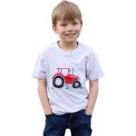 T-shirts col rond multicolores à motif tracteurs à manches courtes à col rond look fashion pour homme 