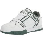 Baskets à lacets British Knights blanches en cuir synthétique respirantes Pointure 44 look casual pour homme 