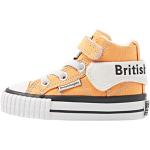 Chaussures de sport British Knights orange en caoutchouc Pointure 24 look fashion pour garçon 