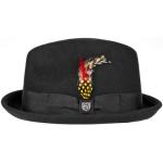 Chapeaux en feutre Brixton noirs en laine Taille L pour femme 