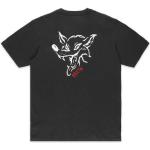 T-shirts à imprimés Brixton noirs en coton à motif loups à col rond Taille S pour homme en promo 