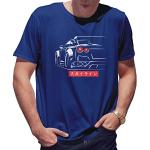 BroiderStudio GTR Godzilla R35 JDM Legends Japanese T-Shirt Bleu pour Homme Size L