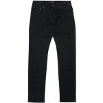 Jeans droits Brooks Brothers noirs en cuir Taille XS classiques pour homme 