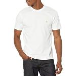 Brooks Brothers T-shirt manches courtes et col rond en coton Supima pour homme, blanc, Taille L