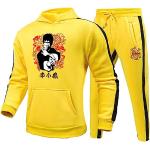 Bruce Lee Hoodie et Joggers 3D Printed Tracksuit Set Outfit Kung Fu Martial Art Bruce Lee Costume pour Homme Femmes