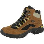 Chaussures de randonnée Brütting marron en daim à lacets Pointure 46 avec un talon jusqu'à 3cm look Rock en promo 