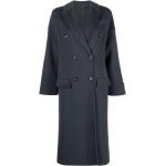 Manteaux en cachemire Brunello Cucinelli bleus à manches longues Taille XL pour femme en promo 