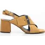 Sandales/Nu pieds marron en cuir pour femme - Taille35 - BRUNO PREMI