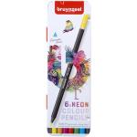 Crayons de couleur Bruynzeel multicolores en lot de 6 