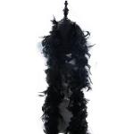 Boas noirs en plume Taille M pour femme en promo 