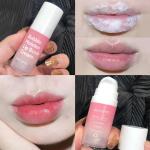Gommages lèvres beiges nude finis brillant à la céramide pour les lèvres exfoliants texture crème 