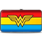 Portefeuilles multicolores à logo en cuir synthétique en cuir Wonder Woman vegan look fashion pour femme 