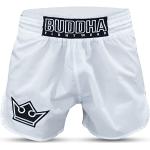 Shorts de boxe blancs à motif Bouddha Taille XL look fashion pour homme 